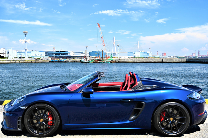 ポルシェ 718スパイダー 718スパイダー超希少左ハンドル法人1